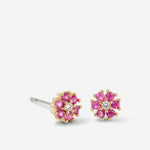 Bryan Anthonys Bloom Pink Gold Stud Earrings Macro