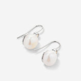 Bryan Anthonys By My Side Pearl Silver Drop Earrings