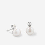 Bryan Anthonys By My Side Pearl Silver Studs