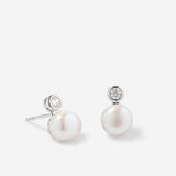 Bryan Anthonys By My Side Pearl Silver Studs