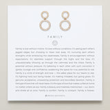 Bryan Anthonys Family Drop Earrings Gold