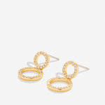Bryan Anthonys Family Drop Earrings Gold