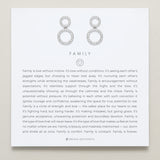 Bryan Anthonys Family Drop Earrings Silver