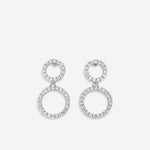 Bryan Anthonys Family Drop Earrings Silver