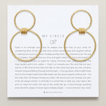 Bryan Anthonys My Circle Friendship Statement Hoop Earrings Gold