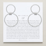 Bryan Anthonys My Circle Friendship Statement Hoop Earrings Silver