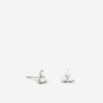 Bryan Anthonys Grit Silver Stud Pearl Earrings Macro
