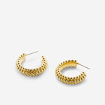 Bryan Anthonys Layers of You Gold Aligned Beaded Hoops Macro