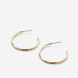 Bryan Anthonys Layers of You Gold Simplicity Midi Hoops Macro