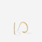 Bryan Anthonys Layers of You Gold Simplicity Pave Hoops Macro