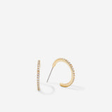 Bryan Anthonys Layers of You Gold Simplicity Pave Hoops Macro