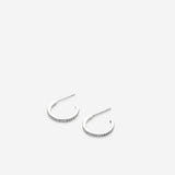 Bryan Anthonys Layers of You Silver Simplicity Pave Hoops Macro