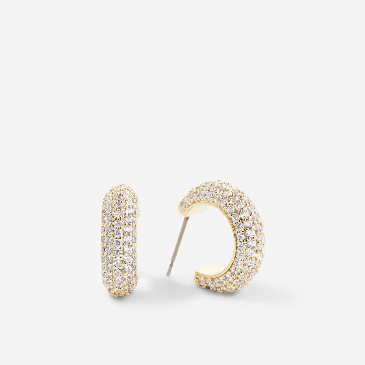 Bryan Anthonys Layers of You Gold Unstoppable Pave Hoops Macro