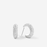 Bryan Anthonys Layers of You Silver Unstoppable Pave Hoops Macro