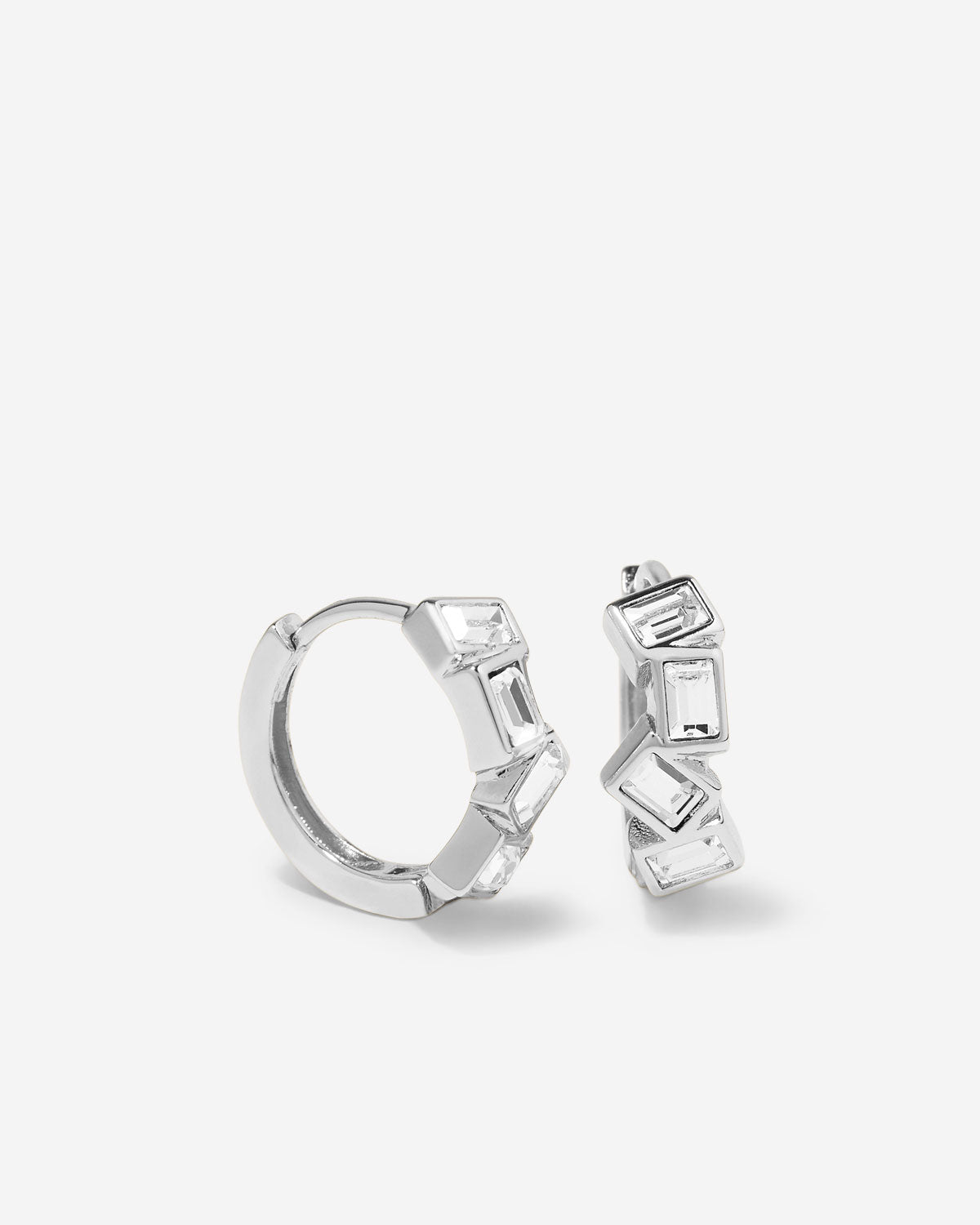 Bryan Anthonys Beautifully Broken Silver Huggies Earring Macro