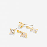Bryan Anthonys Radiance Collection Emerald Cut Ear Jackets Gold