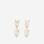 Bryan Anthonys Radiance Collection Pear Cut Ear Jackets Gold