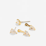 Bryan Anthonys Radiance Collection Pear Cut Ear Jackets Gold