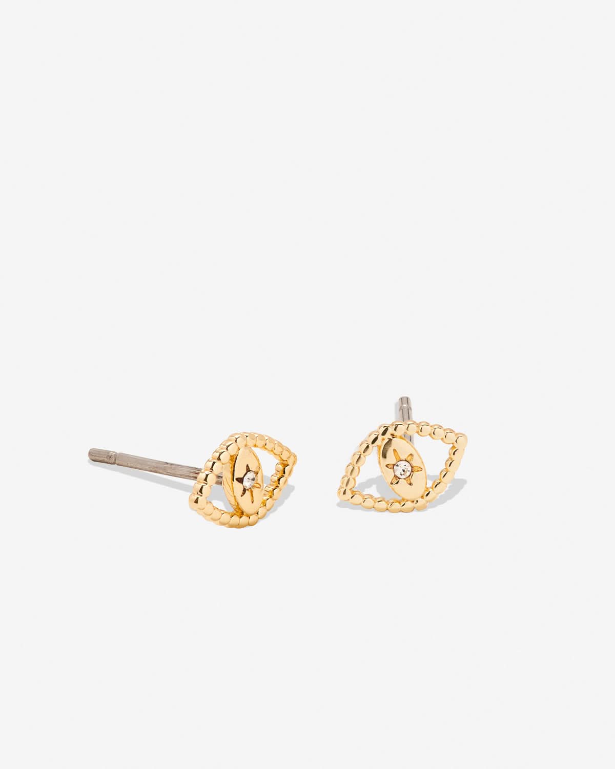 Bryan Anthonys Just For Luck Collection Evil Eye Earrings Gold