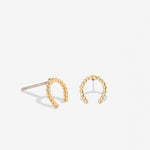 Bryan Anthonys Just For Luck Collection Horseshoe Earrings Gold
