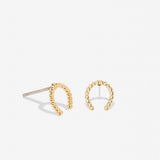Bryan Anthonys Just For Luck Collection Horseshoe Earrings Gold