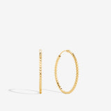 Bryan Anthonys Layers of You Aligned Gold Hoop Earrings Macro