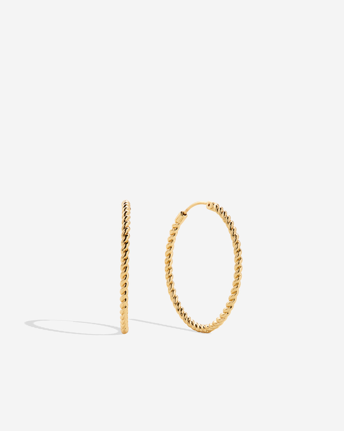 Bryan Anthonys Layers of You Aligned Gold Hoop Earrings MacroBryan Anthonys Layers of You Entwined Gold Hoop Earrings Macro