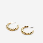 Bryan Anthonys Layers of You Gold Entwined Twisted Hoops Macro