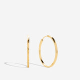 Bryan Anthonys Layers of You Simplicity Gold Hoop Earrings Macro