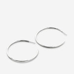 Bryan Anthonys Layers of You Silver Simplicity Maxi Hoops Macro