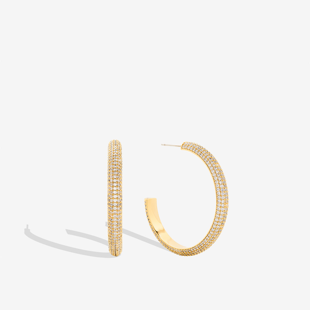 Bryan Anthonys Layers of You Collection Unstoppable Maxi Hoop Earrings Gold