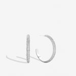Bryan Anthonys Layers of You Collection Unstoppable Maxi Hoop Earrings Silver