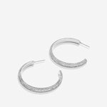 Bryan Anthonys Layers of You Collection Unstoppable Maxi Hoop Earrings Silver
