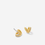 Bryan Anthonys All In Gold Stud Earring Macro