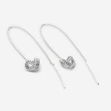 Bryan Anthonys All In Silver Threader Earring Macro