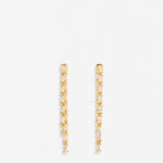 Bryan Anthonys Radiance Collection Baguette Chandelier Earrings Emerald Cut Gold