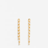 Bryan Anthonys Radiance Collection Baguette Chandelier Earrings Emerald Cut Gold
