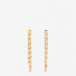 Bryan Anthonys Radiance Collection Baguette Chandelier Earrings Emerald Cut Gold