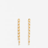 Bryan Anthonys Radiance Collection Baguette Chandelier Earrings Emerald Cut Gold