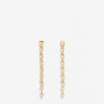 Bryan Anthonys Radiance Collection Pear Cut Chandelier Earrings Gold