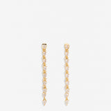 Bryan Anthonys Radiance Collection Pear Cut Chandelier Earrings Gold