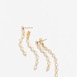 Bryan Anthonys Radiance Collection Pear Cut Chandelier Earrings Gold