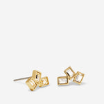 Bryan Anthonys Beautifully Broken Gold Stud Earring Macro
