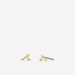 Bryan Anthonys Go With The Waves Gold Stud Earrings Macro