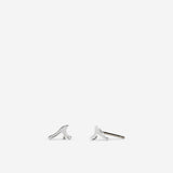 Bryan Anthonys Go With The Waves Silver Stud Earrings Macro