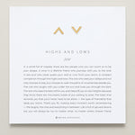 Bryan Anthonys Highs And Lows Gold Stud Earring On Card