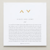 Bryan Anthonys Highs And Lows Gold Stud Earring On Card