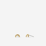 Overcome Earrings showcase in 14k gold finish