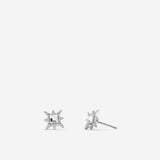 Reach For The Stars Earrings in silver finish