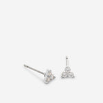 Bryan Anthonys Dainty Stud Earrings Silver